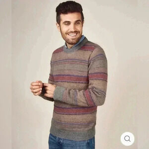 Mens  Sol Alpaca Crewneck Sweater Medium Like NEW